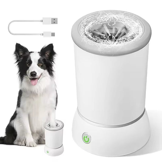 Lavador automático de patas de mascota